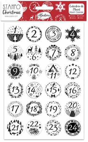 Razítka Stampo Christmas - Adventní kalendář klasik - neuveden