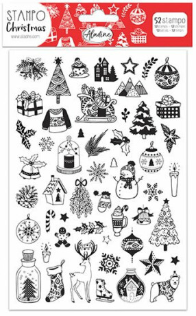 Razítka Stampo Christmas - Veselé Vánoce - neuveden