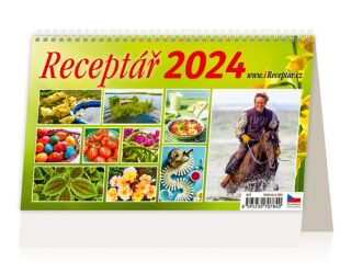 Receptář - stolní kalendář 2024 - neuveden