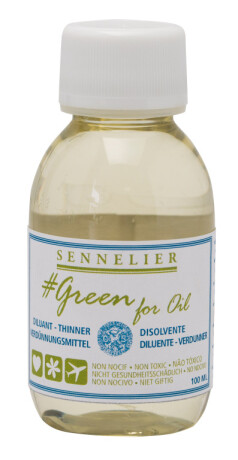 Ředidlo pro olej Sennelier Green for Oil 100ml - 