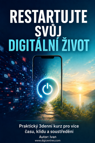 Restartujte svůj digitální život. Praktický 3denní kurz pro více času, klidu a soustředění -  Ivan