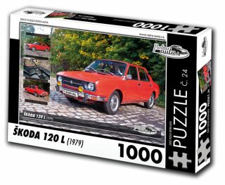 Puzzle ŠKODA 120 L (1979) - 1000 dílků - neuveden