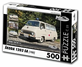 Puzzle ŠKODA 1203 SA (1980) - 500 dílků - neuveden