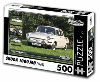 Puzzle ŠKODA 1000 MB (1965) - 500 dílků - neuveden
