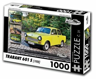 Puzzle TRABANT 601 S (1988) - 1000 dílků - neuveden
