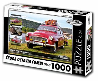 Puzzle ŠKODA OCTAVIA COMBI (1964) - 1000 dílků - neuveden
