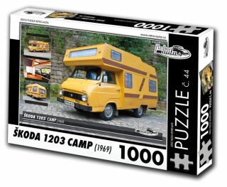 Puzzle ŠKODA 1203 CAMP (1969) - 1000 dílků - neuveden