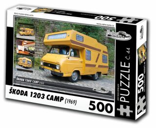 Puzzle ŠKODA 1203 CAMP (1969) - 500 dílků - neuveden