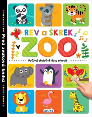 Prvá zvuková kniha: Rev a škrek v ZOO - 