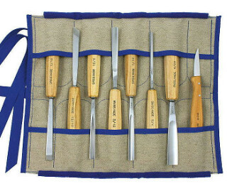Řezbářská sada Pfeil 8ks v textilním pouzdře - 