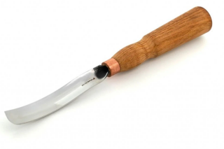 Řezbářské dláto Long Bent Gouge Sweep 7L BeaverCraft - 