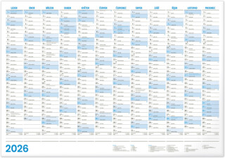 Roční kalendář 2026, A2 - neuveden