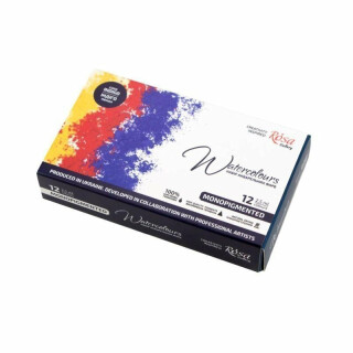 Sada akvarelových barev Rosa 12ks – Monopigmented - neuveden