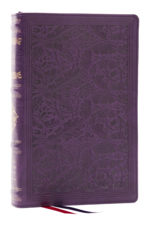 RSV Personal Size Bible with Cross References, Purple Leathersoft, (Sovereign Collection) - Thomas Nelson