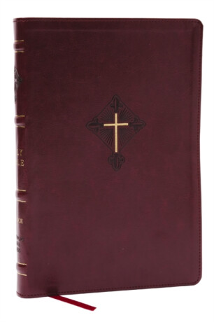 RSV2CE, Thinline Large Print Catholic Bible, Crimson Leathersoft, Comfort Print - Catholic Bible Press