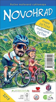 Ručne maľovaná cyklomapa Novohrad - 