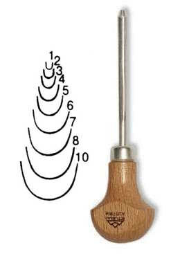 Rydlo Stubai ostré U 5511 – šířka 2mm - 