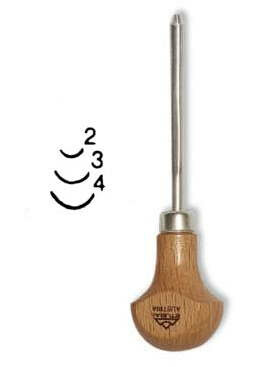 Rydlo Stubai ostré U 5809 – šířka 2mm - 