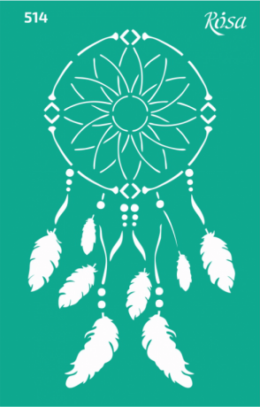 Šablona opakovatelně samolepicí 13x20cm – 514 - 