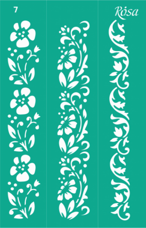 Šablona opakovatelně samolepicí 13x20cm – 7 - 