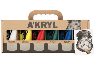 Sada akrylových barev A‘kryl 6x100ml - 