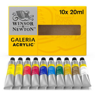 Sada akrylových barev Galeria 10x20ml - 