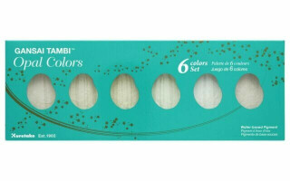 Sada akvarelových barev Gansai Tambi Opal Colours - 6 odstínů - 