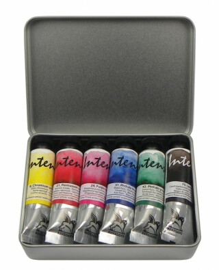 Sada akvarelových barev Intense Water 6x15ml - 