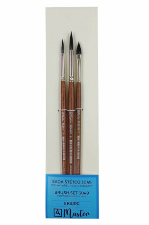 Sada akvarelových štětců Master 3ks - 