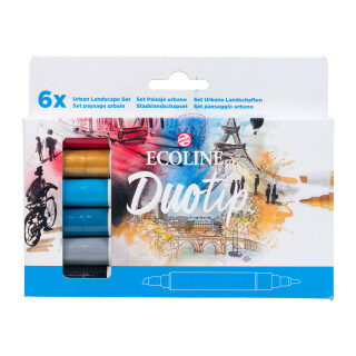 Sada Ecoline Duo Tip Urban Landscape 6ks - 