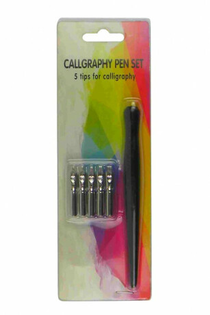 Sada kaligrafických perek s násadkou - 