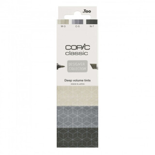 Sada markerů Copic Classic 3ks Deep volume tints - 