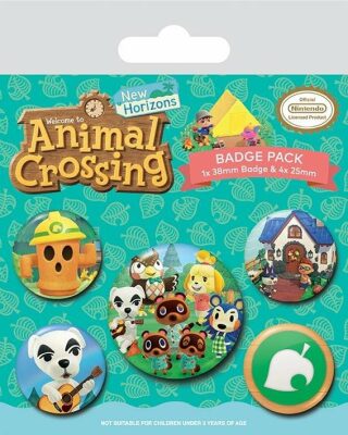 Sada odznaků Animal Crossing - neuveden