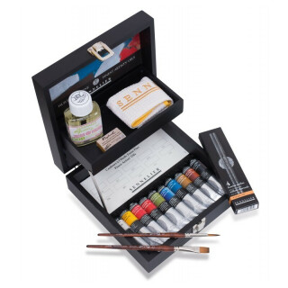 Sada olej. barev Extra Fine v dřev. boxu 10x21 ml+ - 