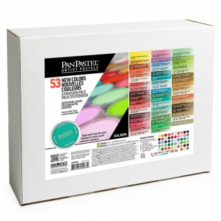 Sada suchých pastelů PanPastel - 53 nových odstínů - 