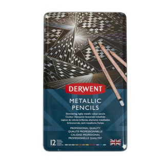 Sada pastelek Derwent Metallic 12ks - 
