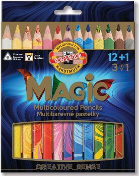 Koh-i-noor pastelky MAGIC multibarevné 12+1ks v sadě - neuveden