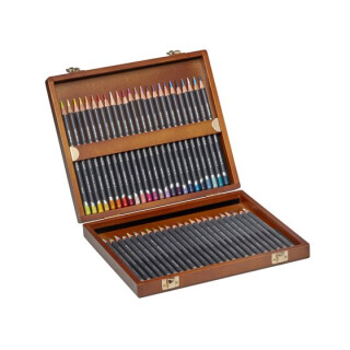 Sada pastelek  Procolour - 48ks - Dřevěný box - 