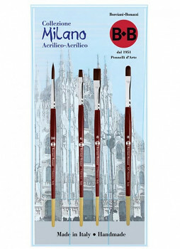 Sada štětců Milano pro akryl - 