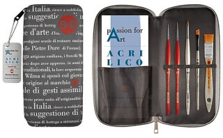 Sada štětců pro akryl BB v penálu - 