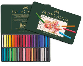 Sada suchých pastelů Faber-Castell karé 60ks - 