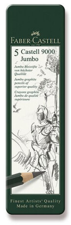 Sada tužek Jumbo Faber-Castell 5ks v krabičce - 