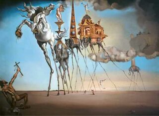 Salvador Dalí: Pokušení svatého Antoníčka - Puzzle/1000 dílků - neuveden