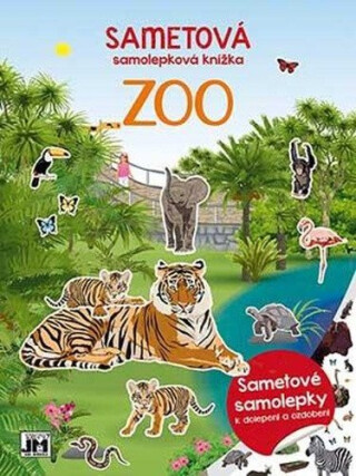 Sametová samolepková knížka - Zoo - neuveden