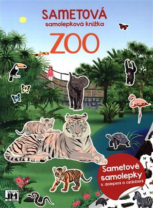 Sametová samolepková knížka - Zoo - neuveden
