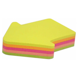 Samolepicí bloček sticky notes 45x50mm šipka - 
