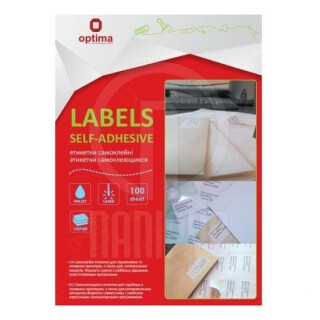 Samolepicí štítky 35x70mm na A4, balení 100 listů (2400ks) - 