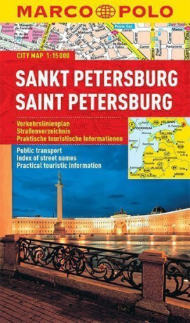 St Petersburg Marco Polo City Map: 1:15K (Russia) (Marco Polo Maps) - neuveden