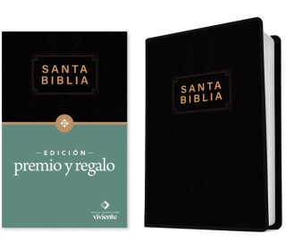 Santa Biblia NTV, Edicion premio y regalo  (ViniPiel, Negro, Letra Roja) - Tyndale