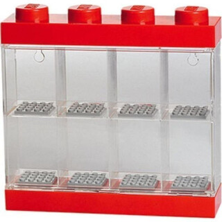 LEGO sběratelská skříňka na 8 minifigurek - červená - neuveden